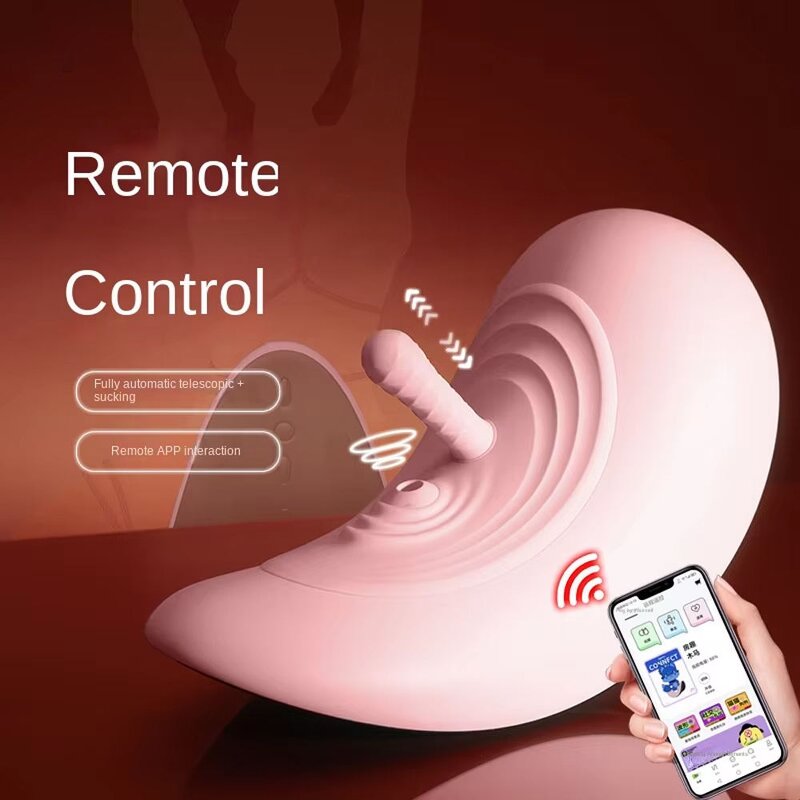 Sex Machine Wireless Thrusting, APP Remote Control Riding Sex Saddle with Thrusting Vibrating Clitoral Stimulation Dildo Machine