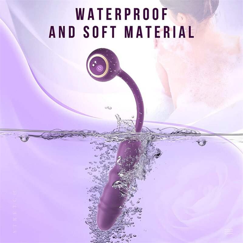 G Spot Clitoral Vibrator with 10 Vibrating & 9 Thrusting Modes Dildo Sex Toy for Nipple Anal Stimulation Adult Sensory Toys