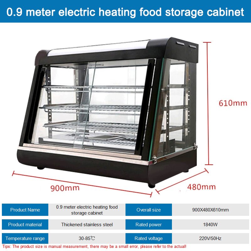 Hot Food Display Warmer Factory - 0.4 Meter Electric Countertop Snack Warmer