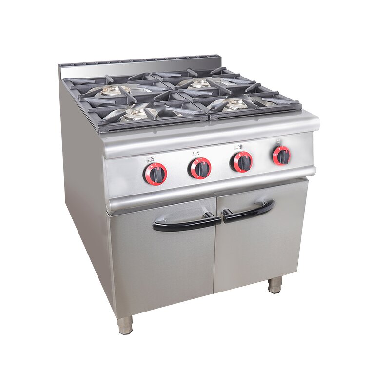 Gas Stove Factory - 4 Burner Commercial Cooking Stove Wholesale
