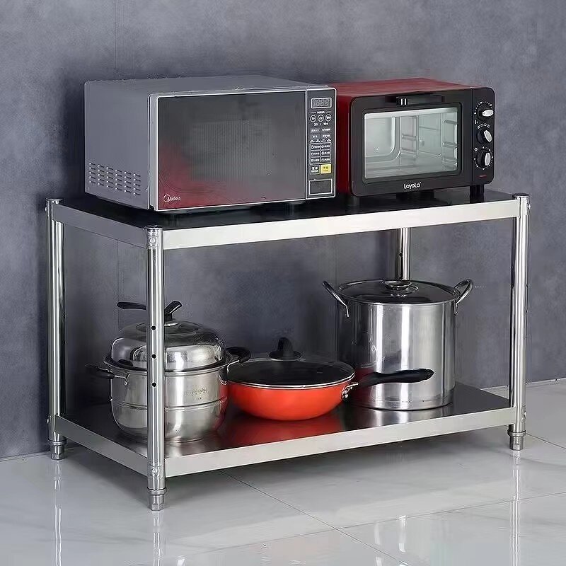 Table Storage Rack Manufacturer - Double Layer Rack for Goods Furniture