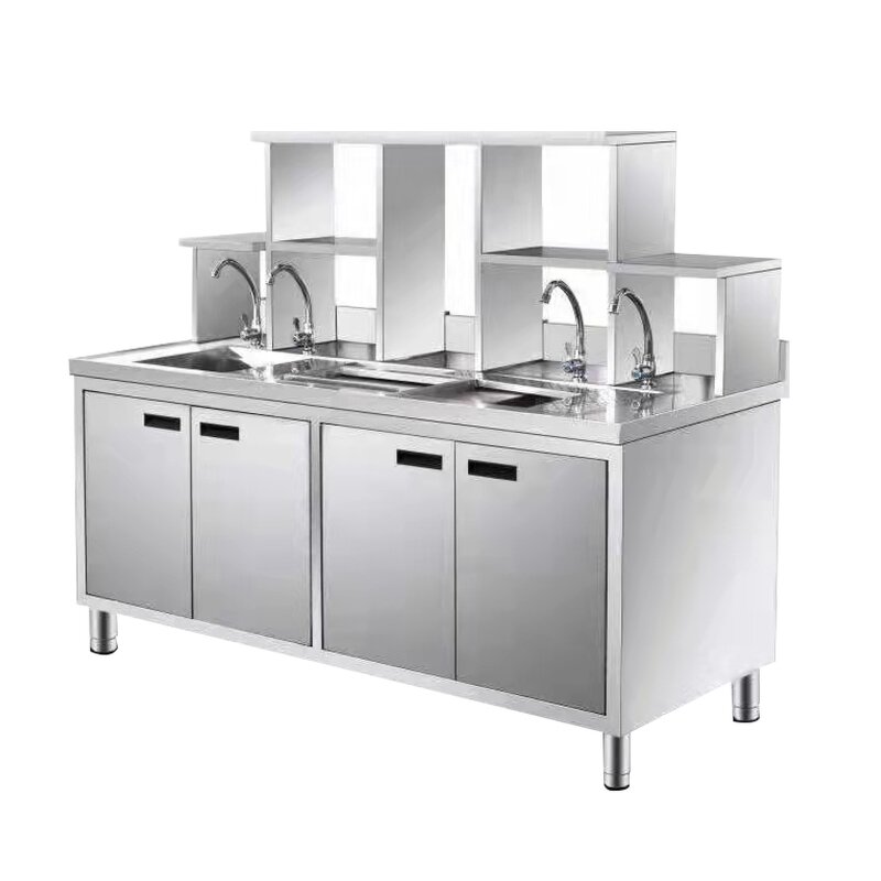 Commercial Kitchen Equipment Factory - Refrigerator Cabinet for Bubble Tea Shop