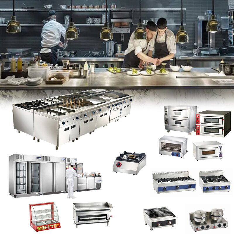 Commercial Kitchen Equipment Factory - Stainless Steel School Industrial Kitchen