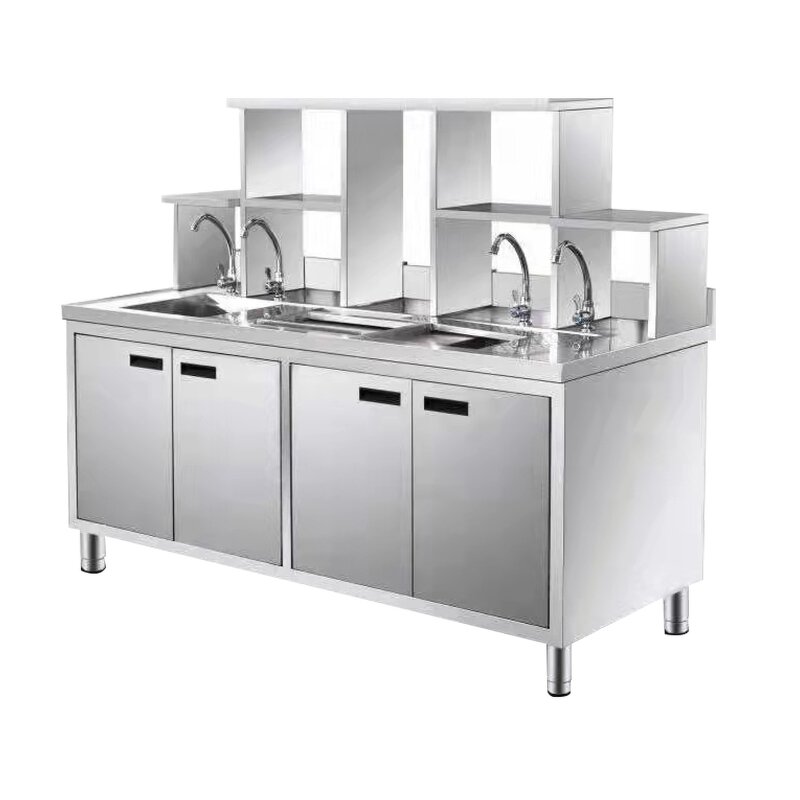 Drink Station Manufacturer - 1.8M Customizable Milk Tea Juice Bar Counter
