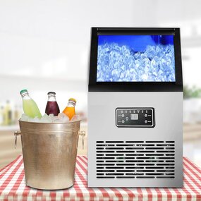 Commercial Ice Cube Maker Factory - Instant Ice Dispenser for Bar Restaurant