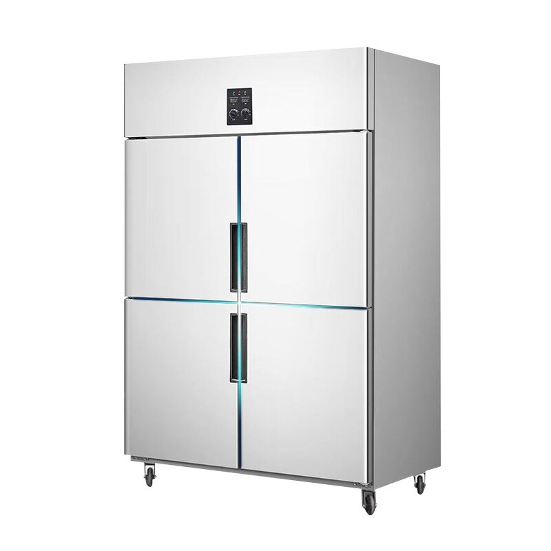 Commercial Freezer Manufacturer - Four Door Frozen Cooler Box Meat Preservation