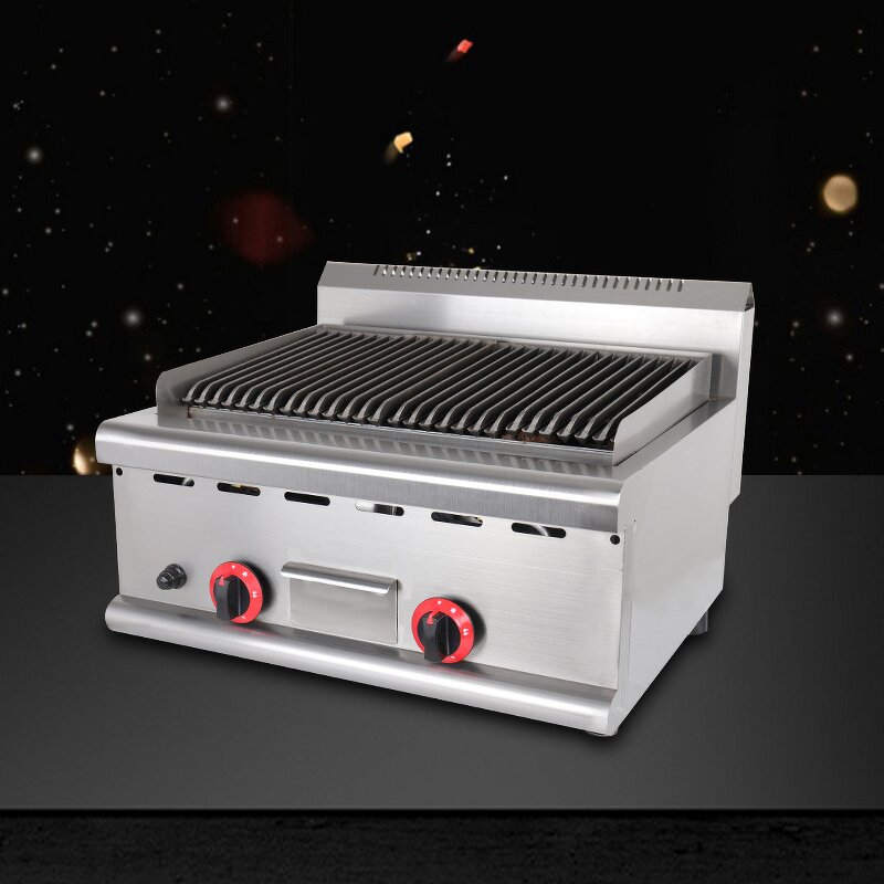 Commercial Barbecue Grill Factory - Gas Rock Barbecue Restaurant Kitchen