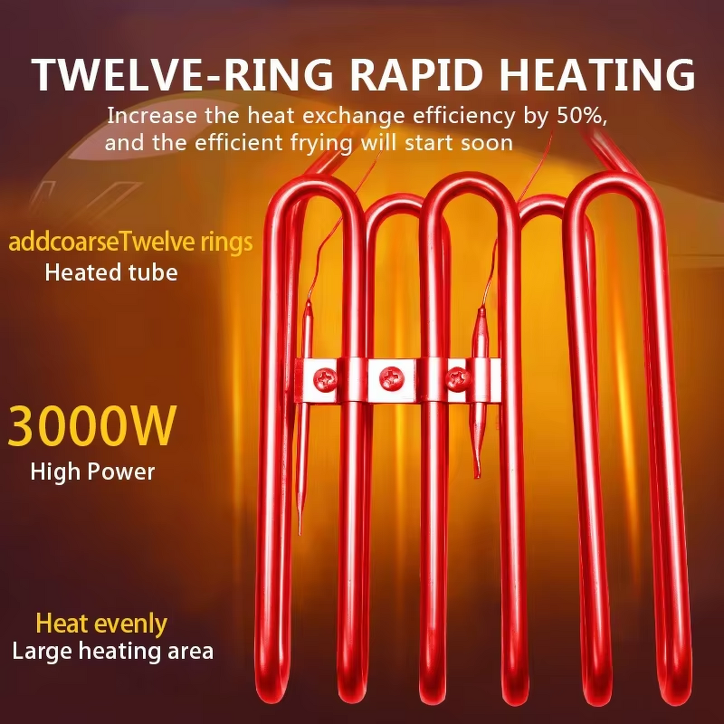 Commercial Deep Fryer Manufacturer - 6L Stainless Steel Easy Operate Electric Fryer