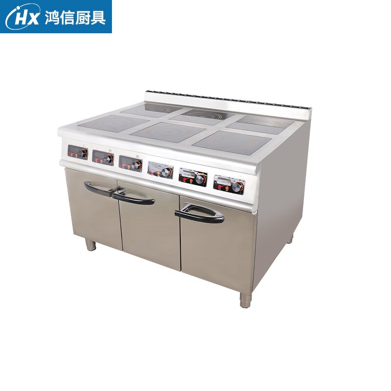 Induction Cooker Manufacturer - 6 Burner Commercial Electric Cooktop 220V