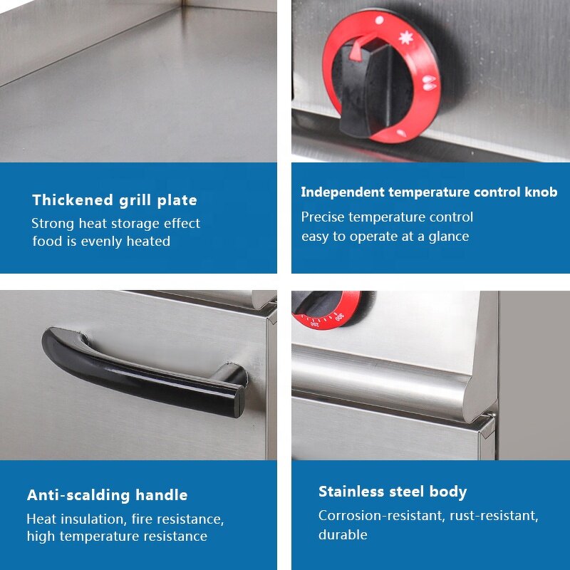 Commercial BBQ Grill Factory - Outdoor Smokeless Electric Griddle for Hotel