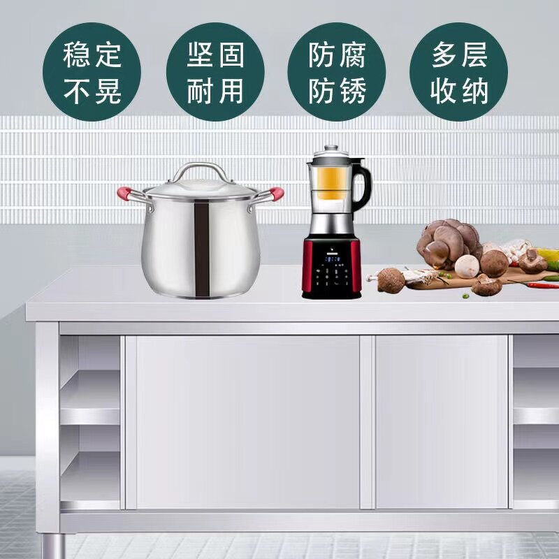 Kitchen Cabinet Factory - Single/Double Door Work Cabinet for Storing Food