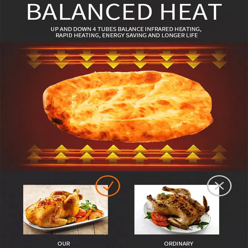 Commercial Baking Oven Factory - 3 Ply Deck 6 Tray Simple Oven Equipment