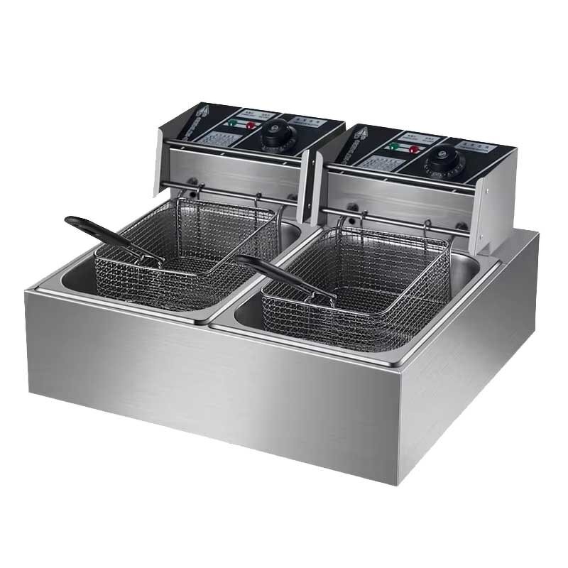 Commercial Electric Fryer Factory - 12L Stainless Steel Easy Operate Fryer