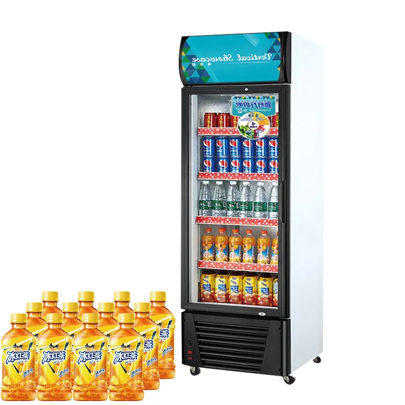 Commercial Refrigerator Manufacturer - Glass Door Energy Drink Display Bar Fridge