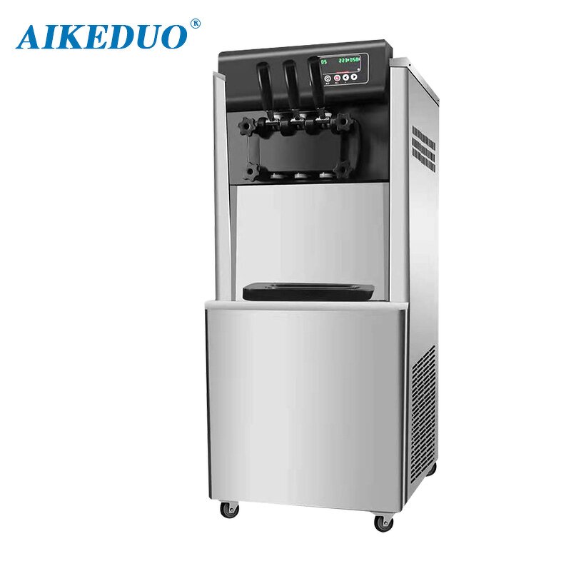 Soft Serve Ice Cream Machine Factory - OEM Three Flavor Ice Cream Maker