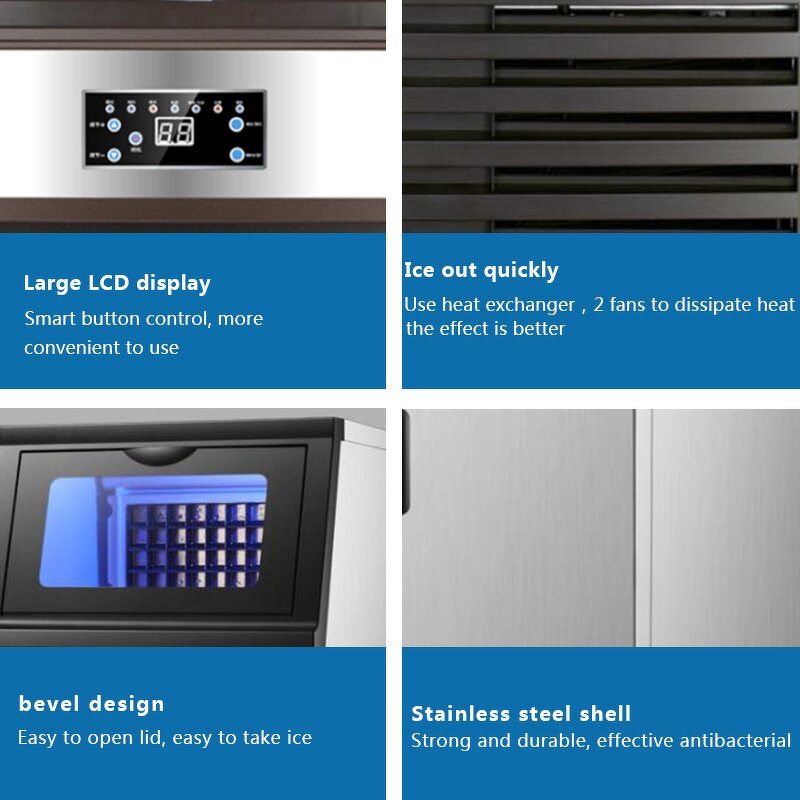 Portable Ice Maker Manufacturer - Custom Crystal Ice Cube Machine