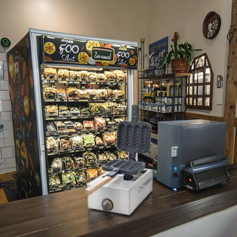 Waffle Maker Factory - Electric Stainless Steel Double Flip Hot Dog Machine