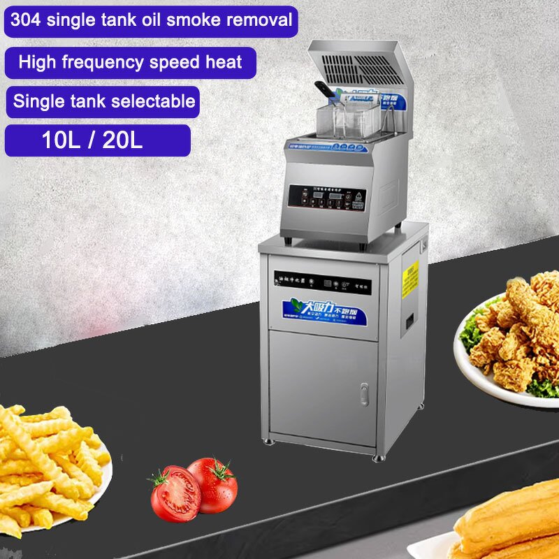 Commercial Electric Fryer Factory - 10L/20L Automatic Oil Smoke Purification