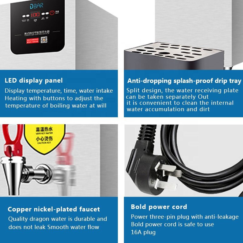 Water Boiler Factory - 15L/40L Stainless Steel Hot Water Dispenser for Home