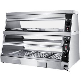 Food Warmer Factory - Counter Top Electric Fast Food Display Cabinet