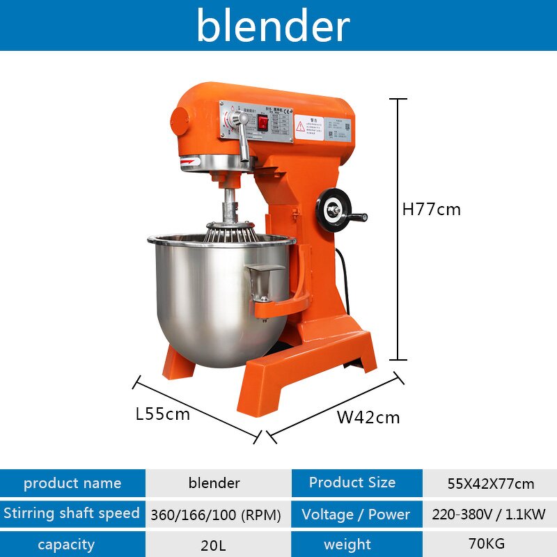 Planetary Mixer Factory - Stainless Steel Cake Mixer Egg Stand Mixer