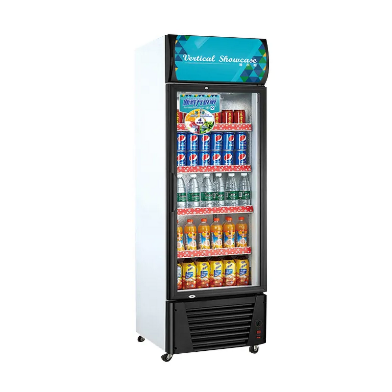 Commercial Refrigerator Manufacturer - Glass Door Energy Drink Display Bar Fridge