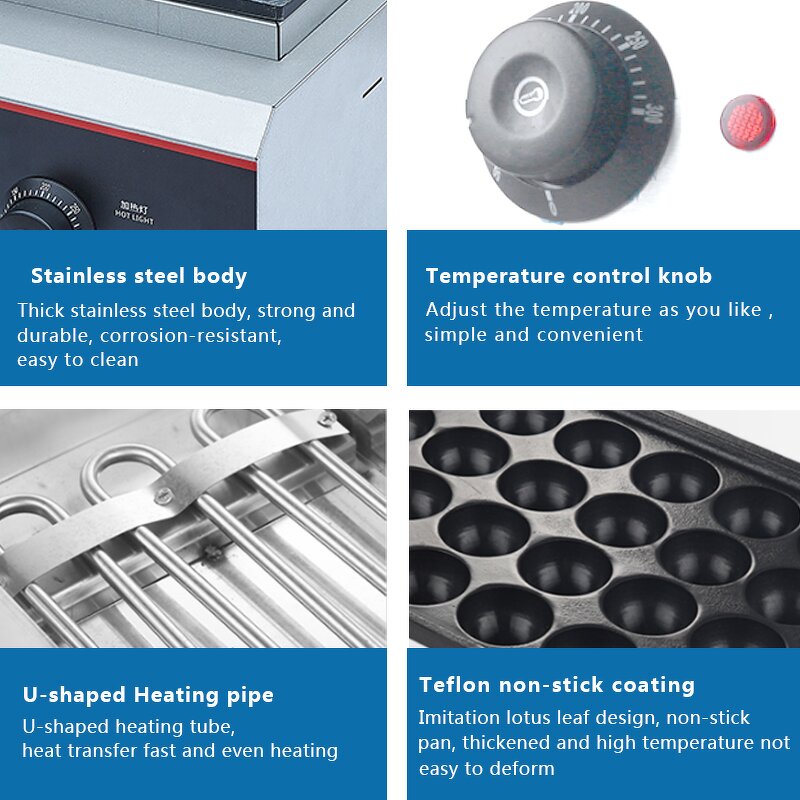 Takoyaki Machine Factory - Gas Fish Ball Octopus Ball Maker Oven