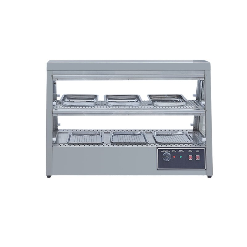 Hot Food Display Manufacturer - 1.1M Stainless Steel Heated Showcase Warmer