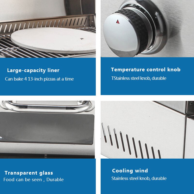 Tabletop BBQ Grill Manufacturer - Portable Gas Pizza Oven and Toaster