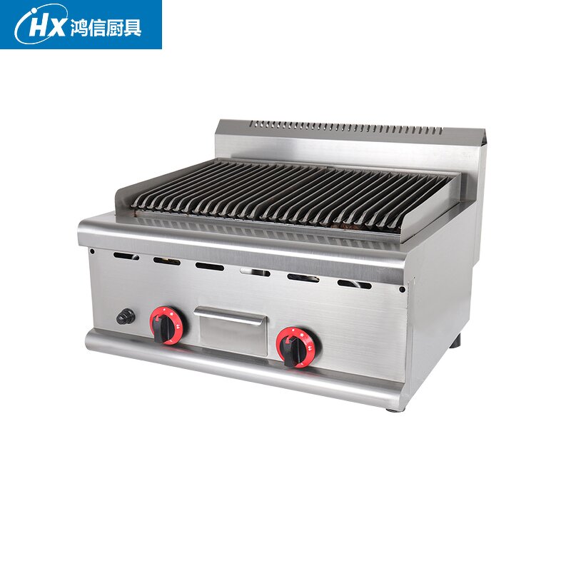 Commercial Barbecue Grill Factory - Gas Rock Barbecue Restaurant Kitchen