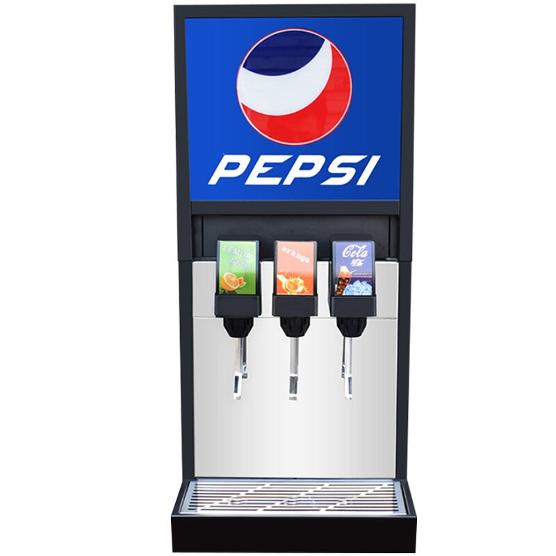 Beverage Machine Manufacturer - Three Head Soda Beverage Vending Machine