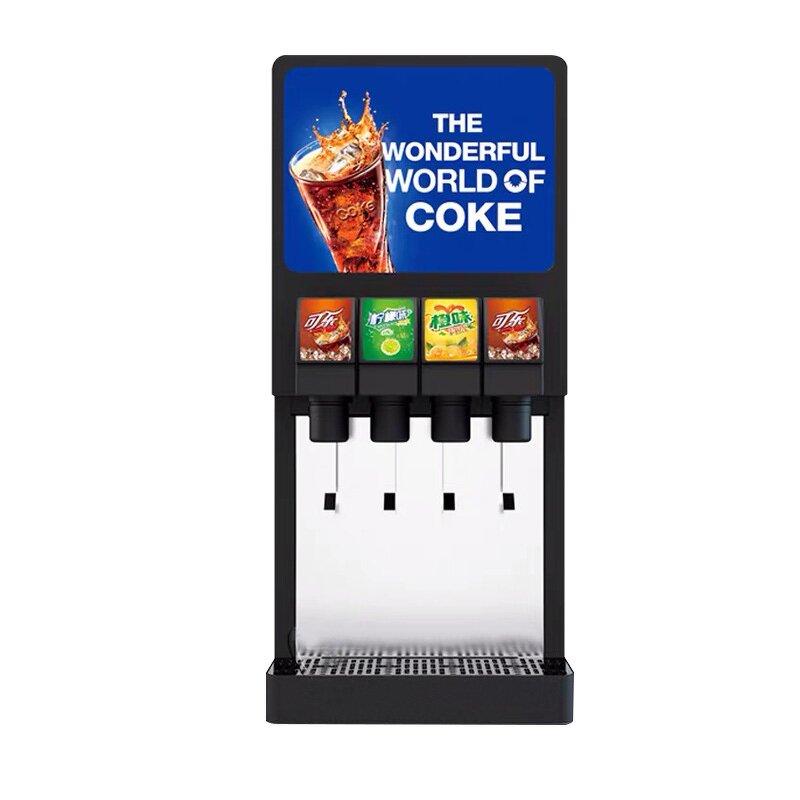Soda Dispenser Factory - 4 Valve Carbonated Beverage Vending Machine