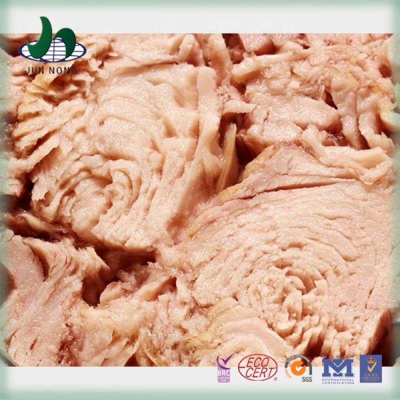 Wholesale Canned Tuna Meat Slices Soybean Oil Pickling Halal Certified Seafood Preserved Salt Brine Fish Body Canned Seafood