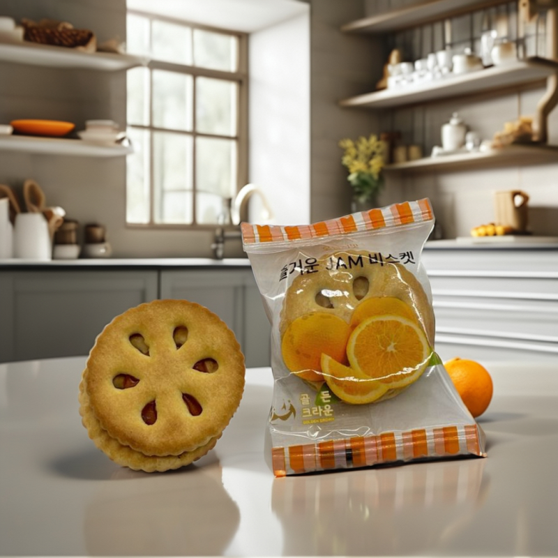 Hot Selling All Kinds of Fruit Flavor Sandwich Cookies in Bulk and Boxed