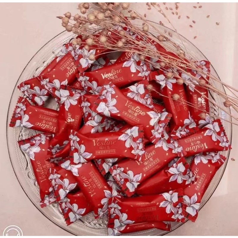 500g Premium Golden Flaxseed Peanut Soft Nougat Health Food for Adults in Bag Packaging