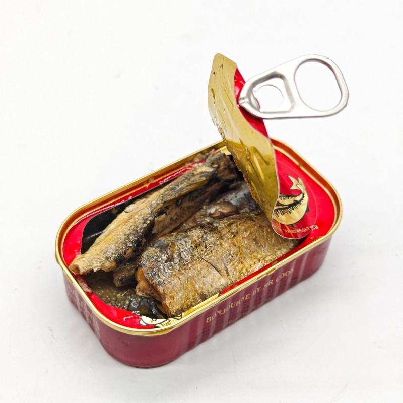 125g Sardines Canned Fish Canned Sardines Vegetable Oil Fresh Sardine Factory Price China Suppliers