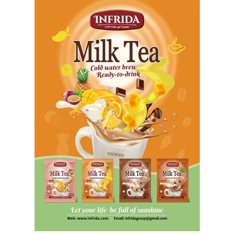 20g Coffee Milk Tea Packaged in a Convenient Bag