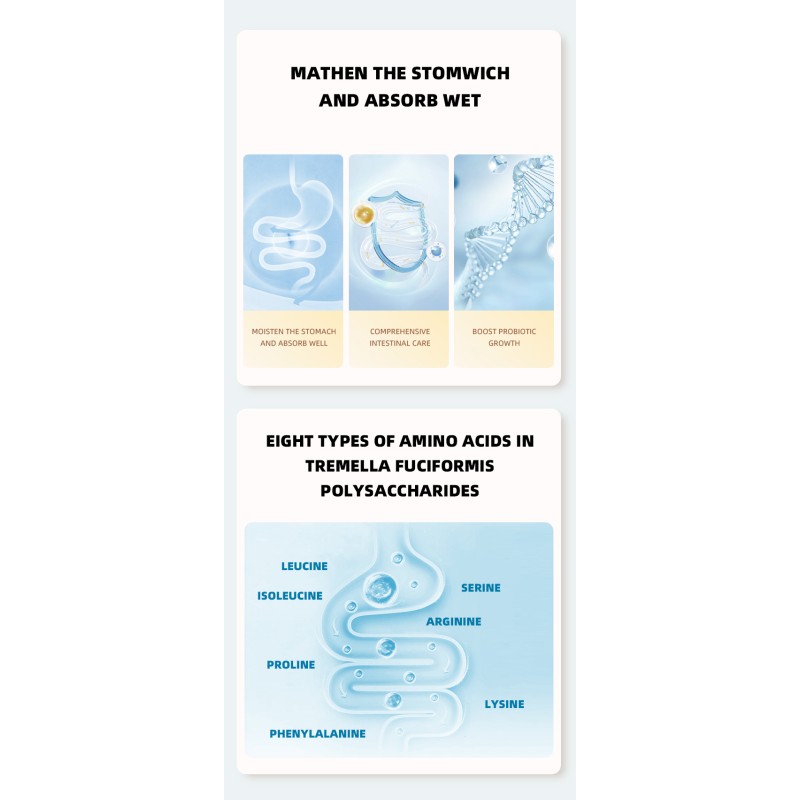 High Quality Healthy Food 92% Purity Tremella Fuciformis Polysaccharides Good Material for Food & Beverage