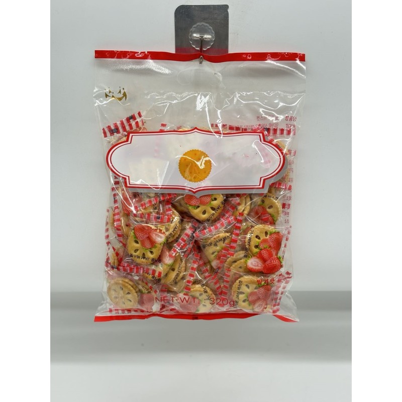 Orange Marmalade Sandwich Crisp Customizable Flavors Crispy Texture Sweet Taste Sugar Wafer Packaged in Box Bulk for Cookies