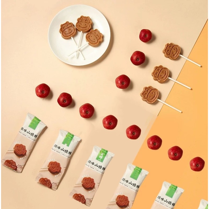 Blueberry-Flavored Hawthorn Preserved Fruit Bar in Pure Pulp Candy Snack for Kids Food & Beverage