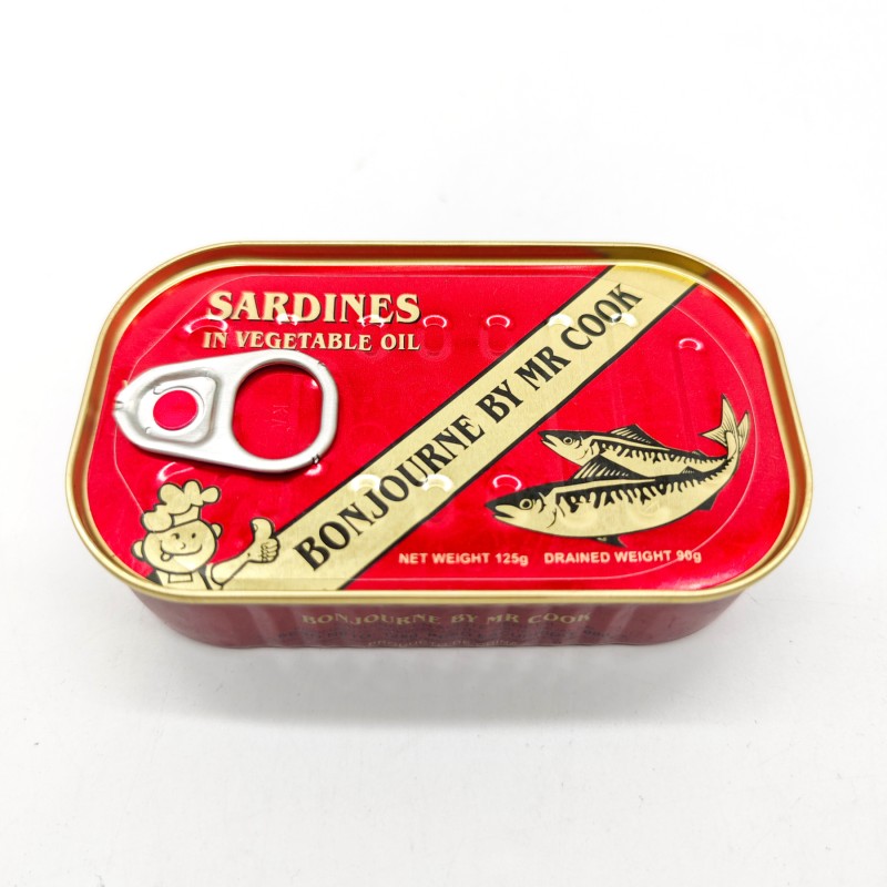 OEM Customized Canned Sardines/Tuna Premium Canned Seafood at Competitive Price Fresh Canned Sardines Vegetable Oil
