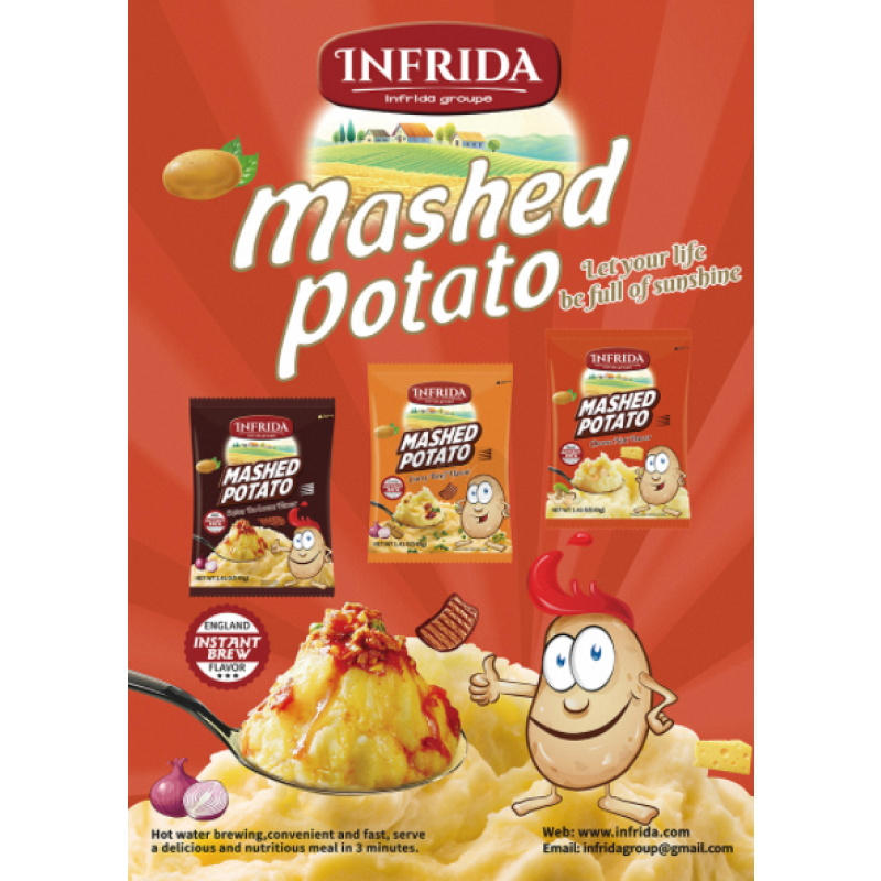 Delicious Curry Beef Flavor Instant Breakfast Instant Mashed Potato