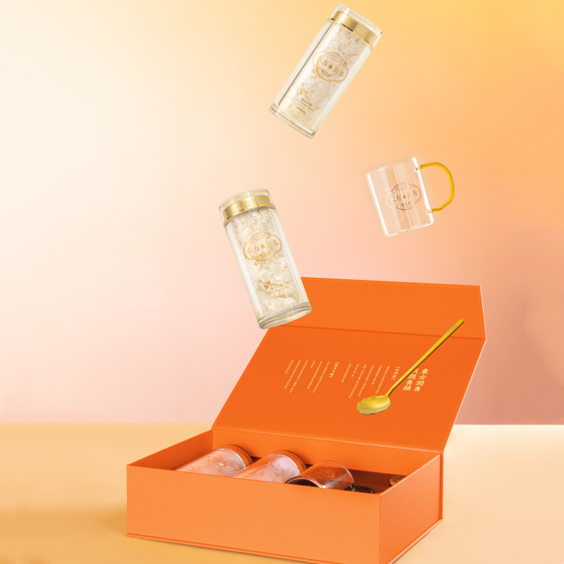 Customizable  Gift Box 40g Instant Breakfast Tremella Fuciformis Polysaccharide