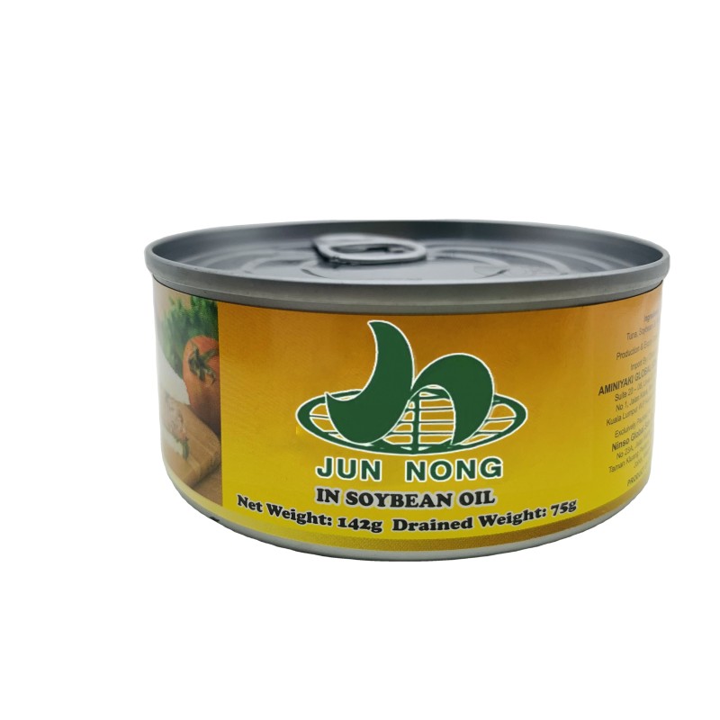 Factory Direct High-Protein Tuna Mackerel Canned Fish Seafood in Tomato Sauce Preserved With Salt Oil Brine Halal Certified