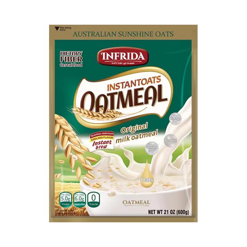 600g Instant Oatmeal With Original/Yogurt Nuts/Chocolate Flavor