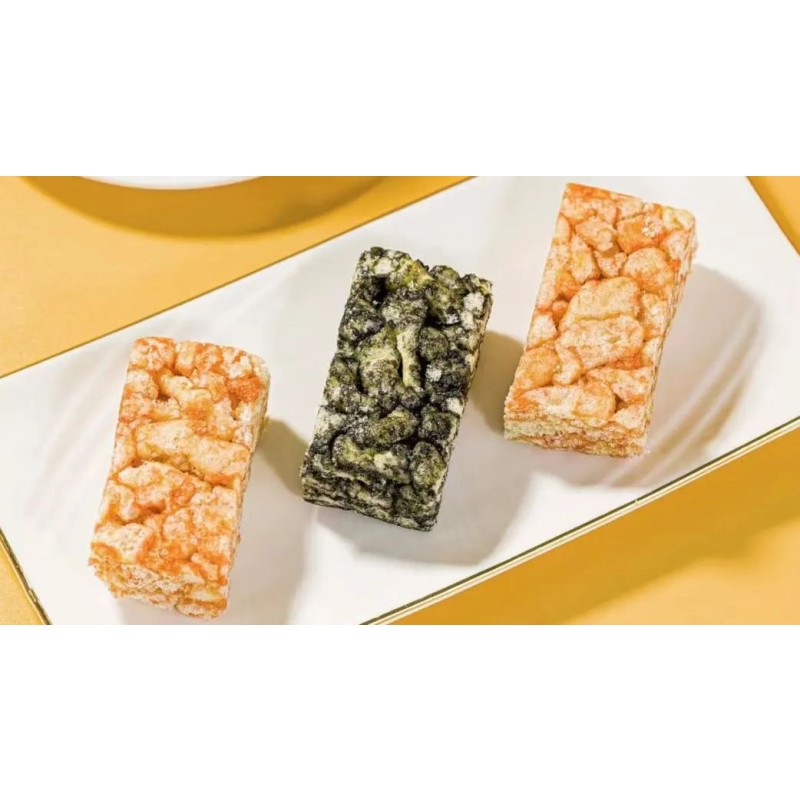 Five black grain pastry snacks Black sesame black goji berry black quinoa black bean black rice