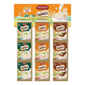 600g Instant Oatmeal With Original/Yogurt Nuts/Chocolate Flavor