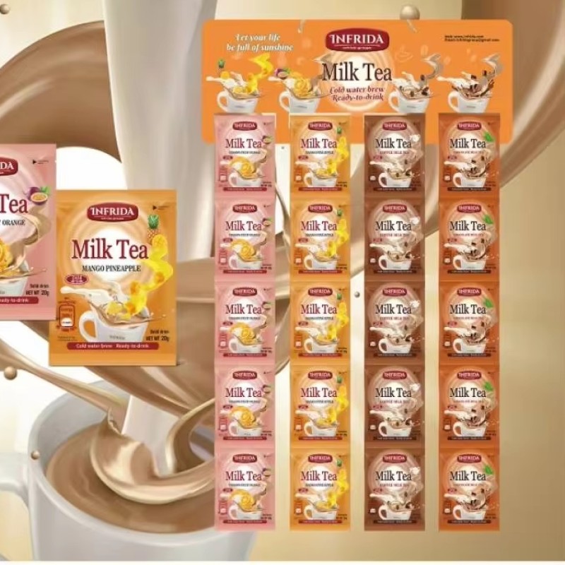 20g Passion Fruit Orange Milk Tea Packaged in a Convenient Bag