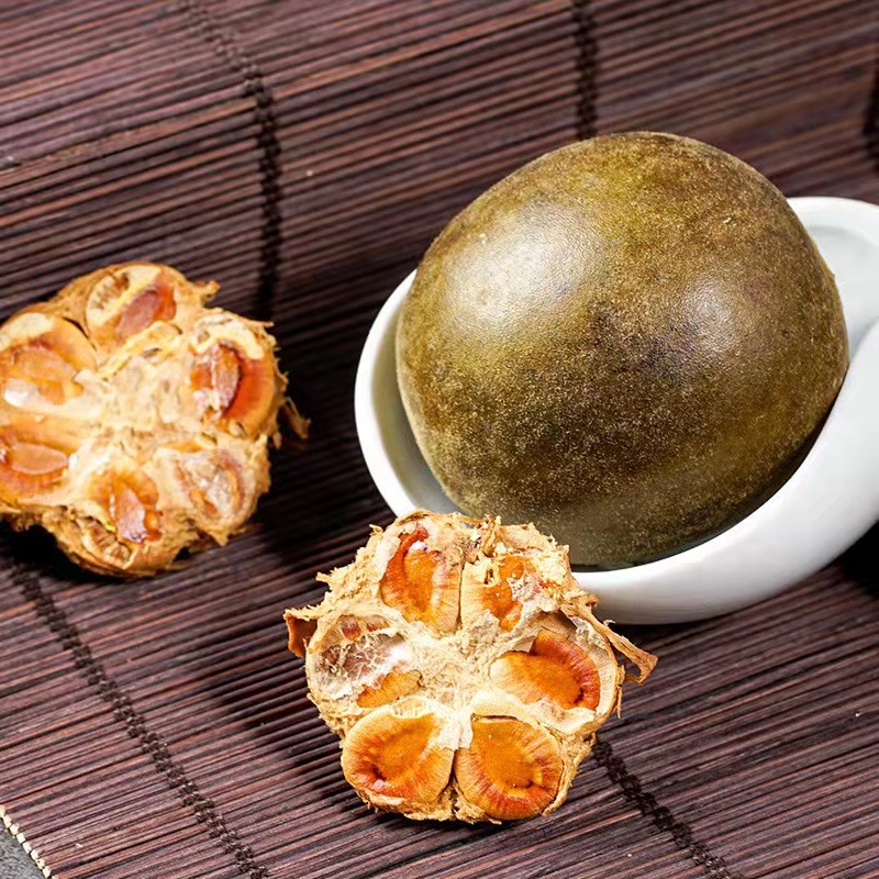 HUARAN Wholesale Supply Monk Fruit Guangxi Low Price Good Quality Sweet Momordica Grosvenori Luohanguo Dry  Monk Fruit