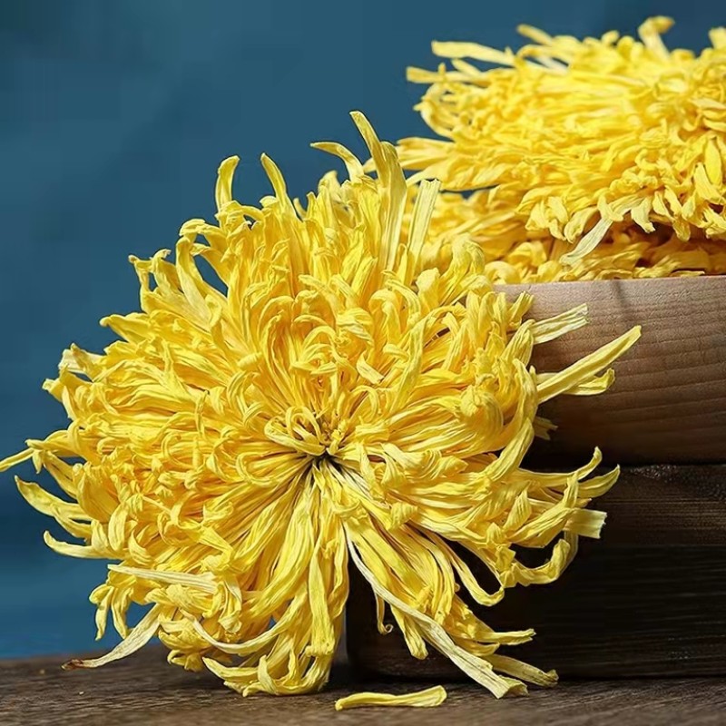 Wholesale High Quality Golden Silk Chrysanthemum Dried Flowers Blooming Tea Directly From Origin